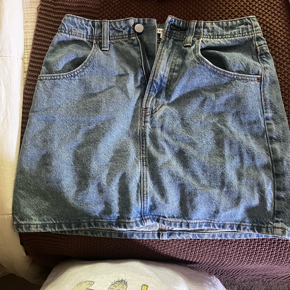 PacSun Blue Mini Skirt Casual Denim